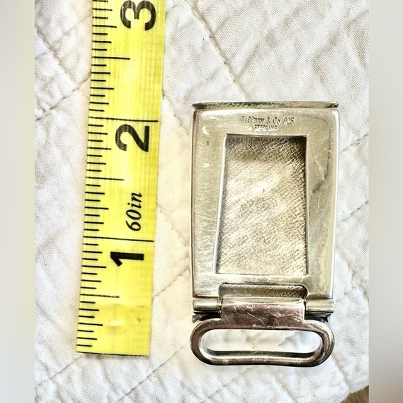 Solid Sterling Silver Tiffany & Co Vintage Belt Buckle and Belt main image 7